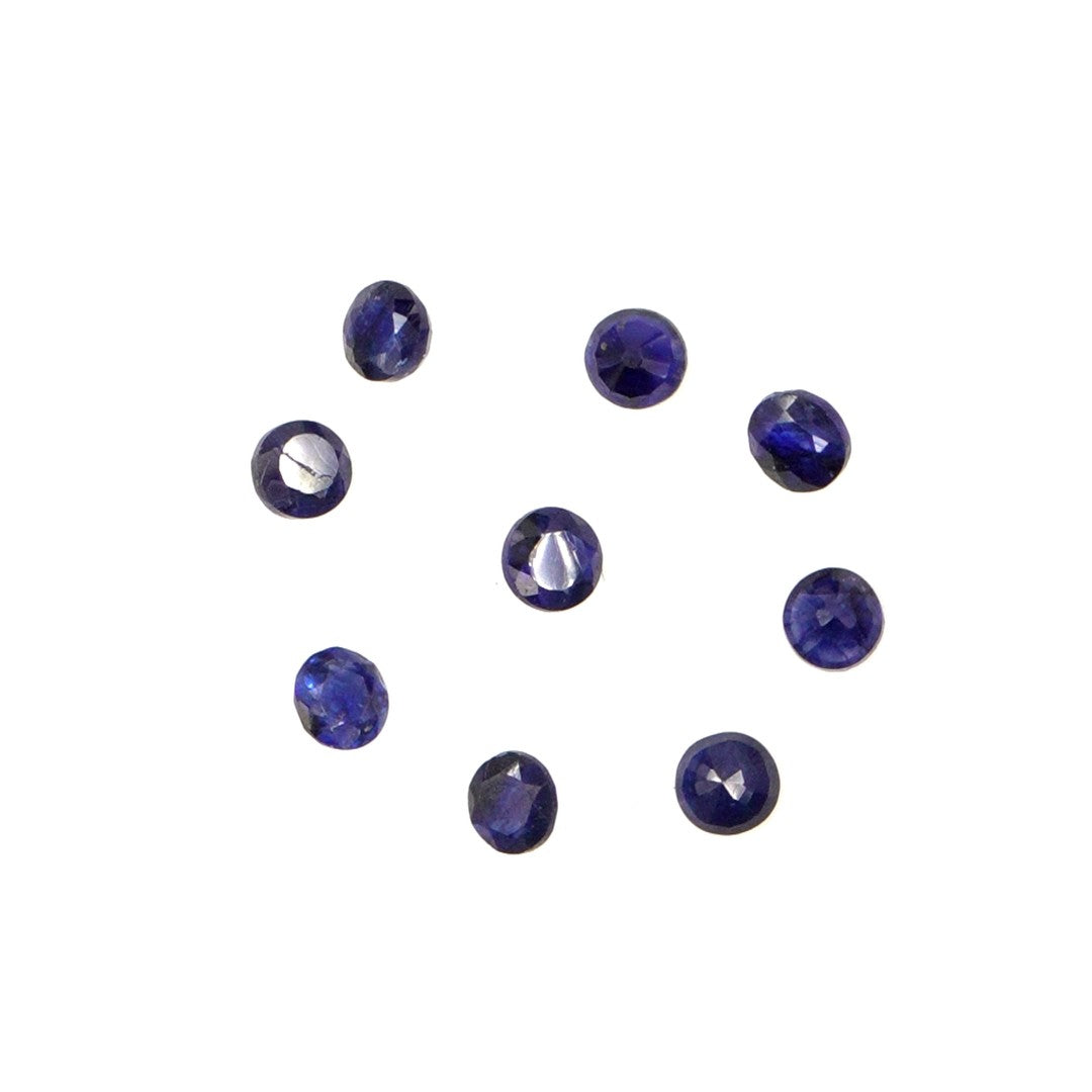 Natural Bangkok Blue Sapphire Calibrated Rounds | 3mm & 3.5mm