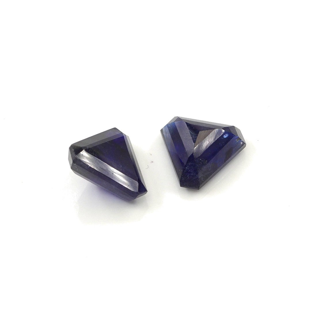 Natural Bangkok Blue sapphire Calibrated Trillions | 9mm & 10mm