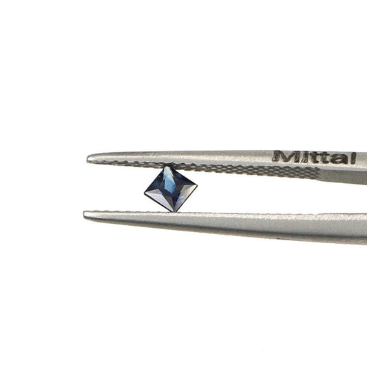 Natural Untreated Blue Sapphire Calibrated Squares | 3mm & 3.5mm