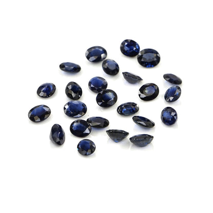Natural Untreated Australian Teal Sapphire Calibrated Ovals | 3x4mm & 4x5mm