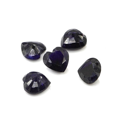 Natural Bangkok Blue Sapphire Calibrated Hearts | 5mm & 6mm