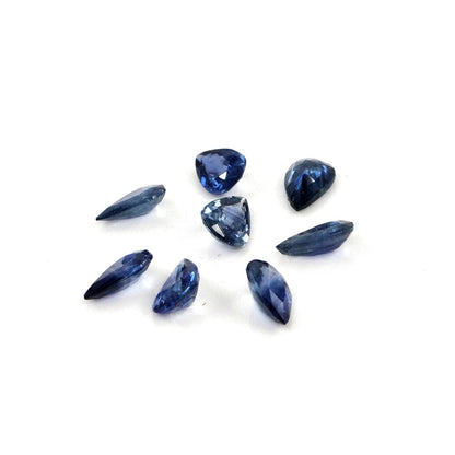 Natural Untreated Blue Sapphire Calibrated Pears | 3x5mm & 4x6mm