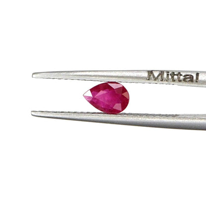 Natural Untreated Burma Ruby Calibrated Pears | 3x5mm & 4x6mm