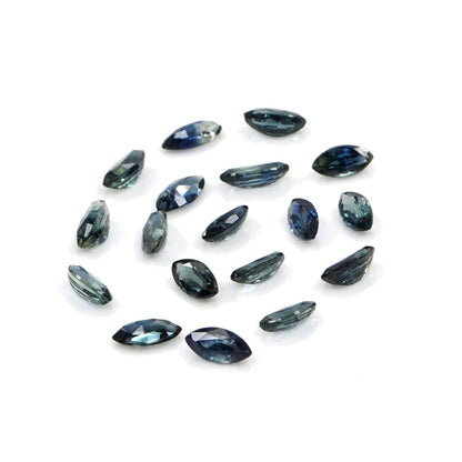 Natural Untreated Blue Sapphire Calibrated Marquise | 1.5x3mm & 2x4mm