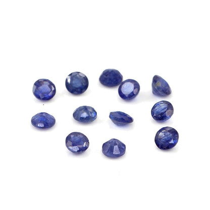 Natural Bangkok Blue Sapphire Calibrated Rounds | 3mm & 3.5mm