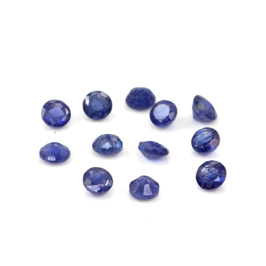 Natural Bangkok Blue Sapphire Calibrated Rounds | 3mm & 3.5mm