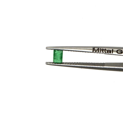Natural Zambian Emerald Calibrated Octagons | 3x5mm & 4x6mm