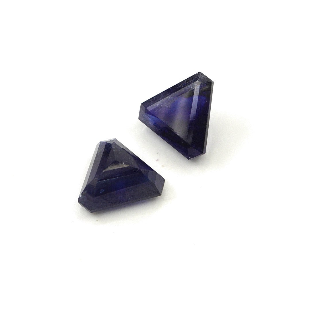 Natural Bangkok Blue Sapphire Calibrated Trillions | 7mm & 8mm