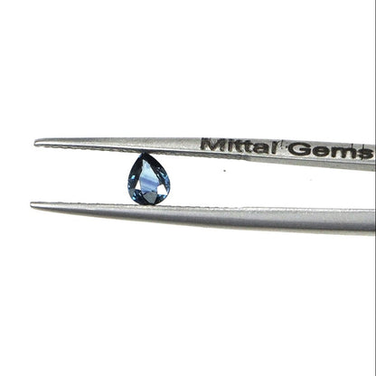 Natural Untreated Blue Sapphire Calibrated Pears | 3x4mm & 4x5mm