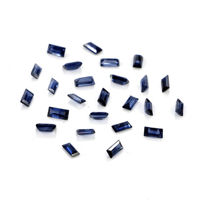 Natural Untreated Blue Sapphire Calibrated Baguettes | 1.5x3mm & 2x4mm