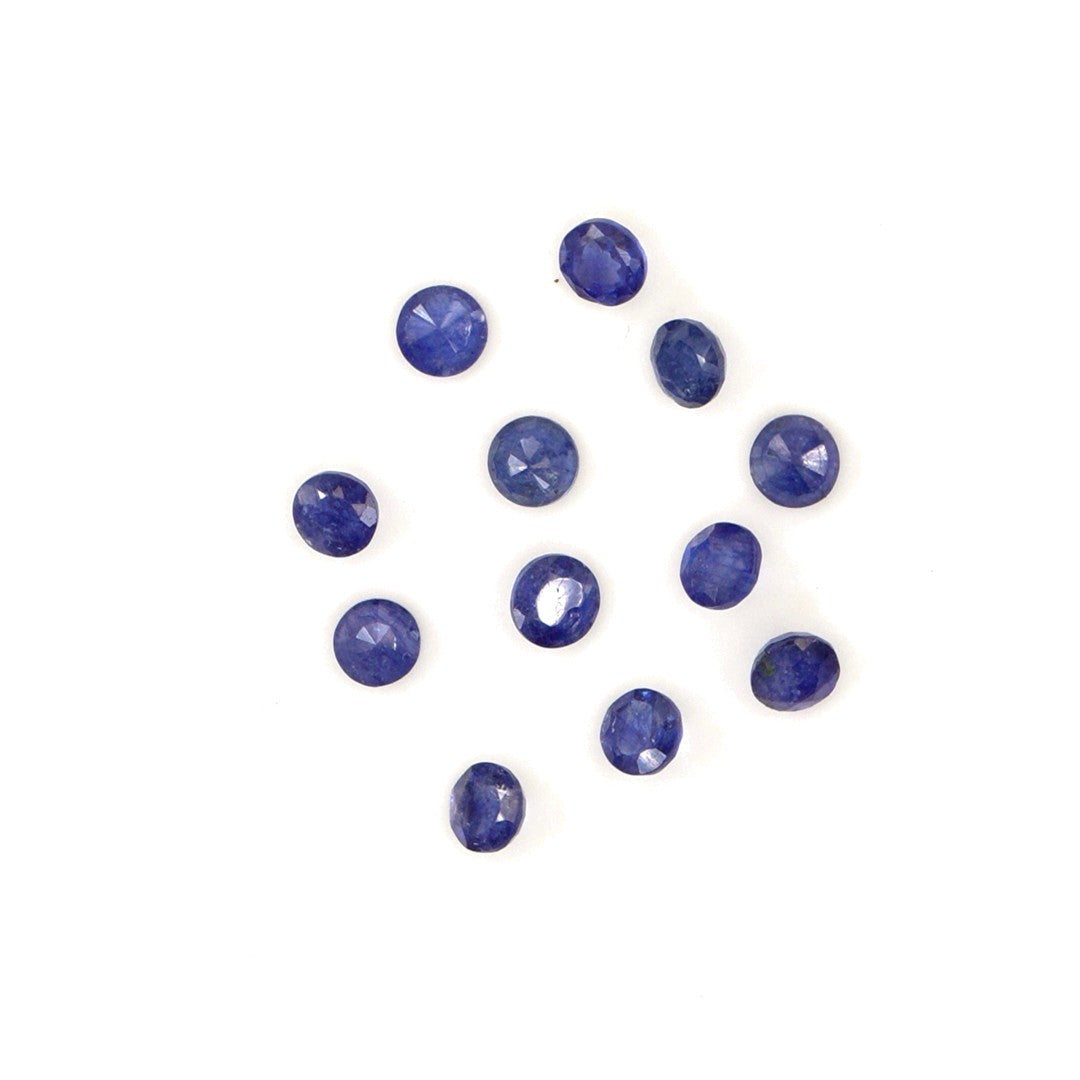 Natural Bangkok Blue Sapphire Calibrated Rounds | 3mm & 3.5mm