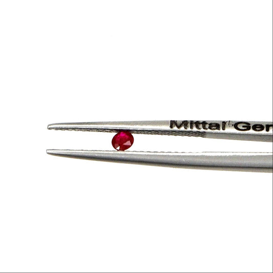 Natural Untreated African Ruby Calibrated Rounds | 2mm & 2.5mm