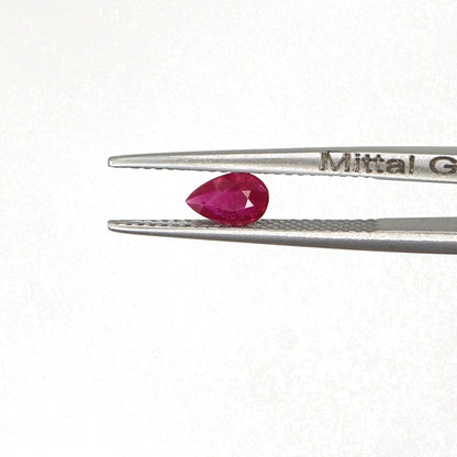 Natural Untreated Burma Ruby Calibrated Pears | 3x5mm & 4x6mm