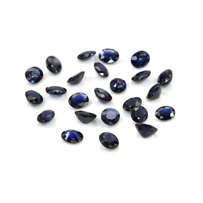 Natural Untreated Australian Teal Sapphire Calibrated Ovals | 3x4mm & 4x5mm