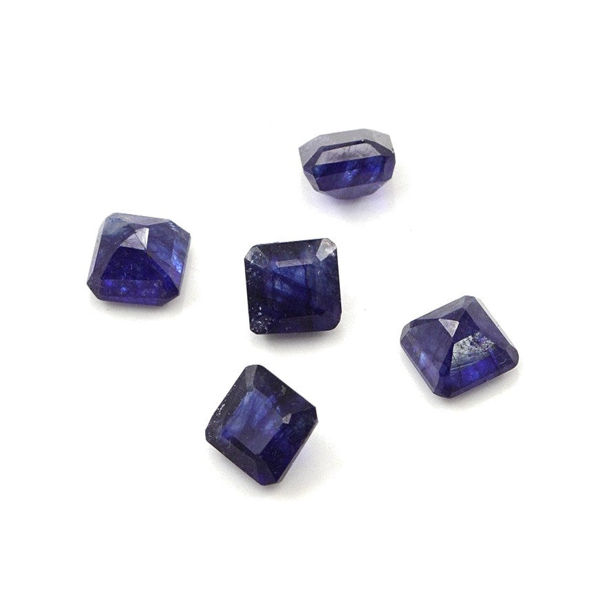 Natural Bangkok Blue sapphire Calibrated Square Octagons | 4mm & 4.5mm