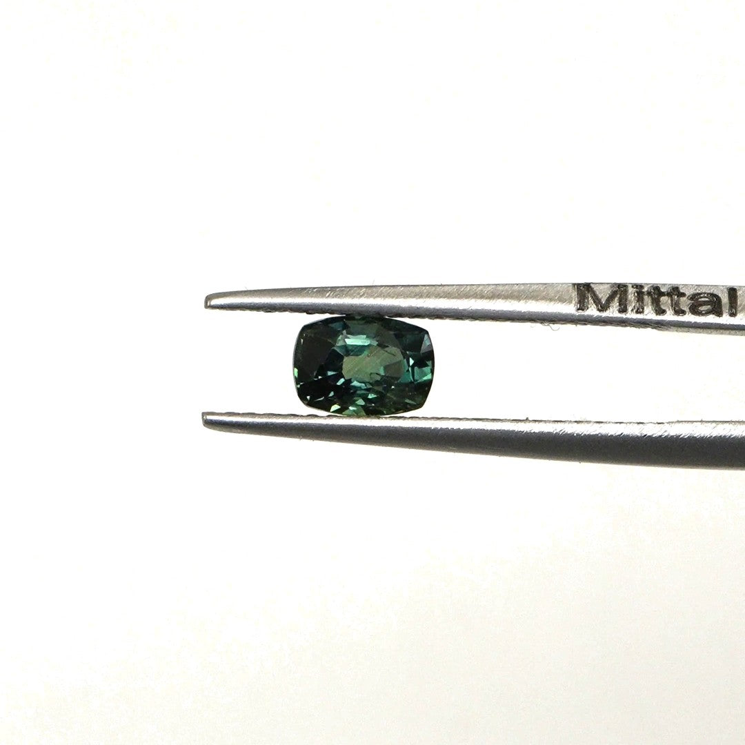 Natural Untreated Australian Teal Sapphire Calibrated Long Cushions | 3x4mm & 4x5mm