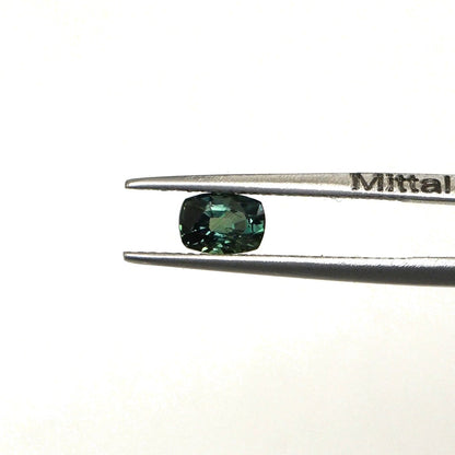 Natural Untreated Australian Teal Sapphire Calibrated Long Cushions | 3x4mm & 4x5mm
