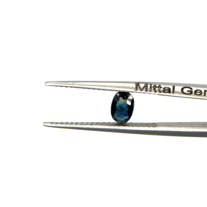 Natural Untreated Teal Sapphire Calibrated Ovals | 3x5mm & 4x6mm