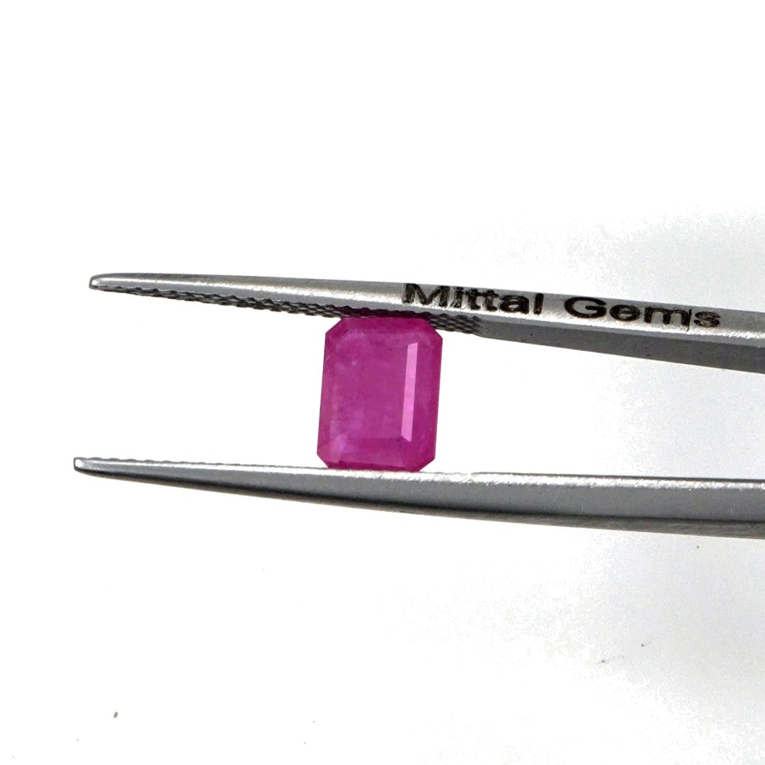 Natural Untreated Mozambique Ruby Calibrated Octagons | 5x7mm & 6x8mm