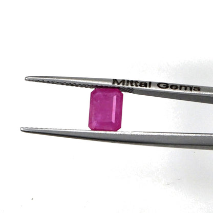 Natural Untreated Mozambique Ruby Calibrated Octagons | 5x7mm & 6x8mm