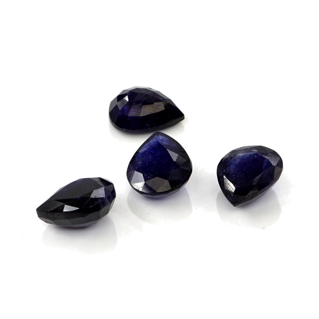 Natural Bangkok Blue Sapphire Calibrated Pears | 9x11mm & 10x12mm