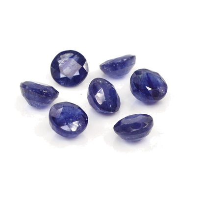 Natural Bangkok Blue Sapphire Calibrated Rounds | 7mm & 8mm