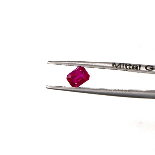 Natural Untreated Mozambique Ruby Calibrated Octagons | 3x4mm & 4x5mm