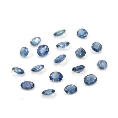 Natural Untreated Blue Sapphire Calibrated Ovals | 3x4mm & 4x5mm