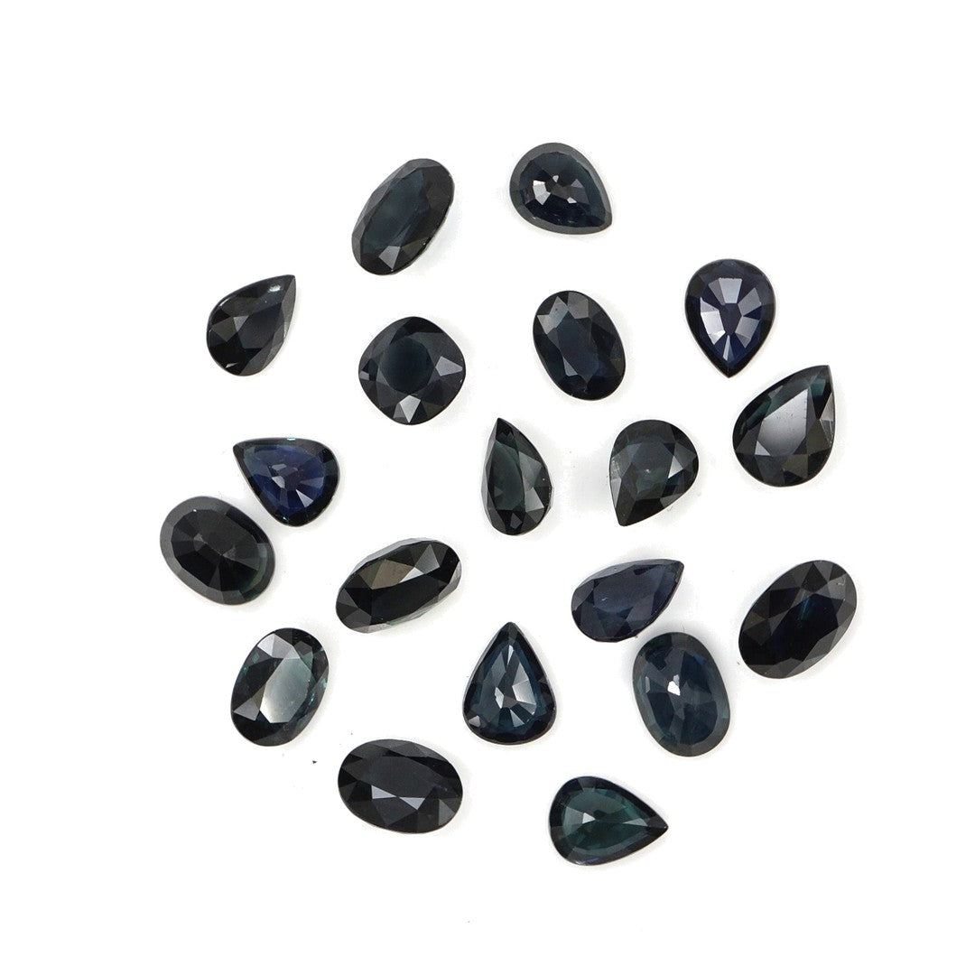 Natural Untreated Blue Sapphire Calibrated Ovals | 5x7mm & 6x8mm