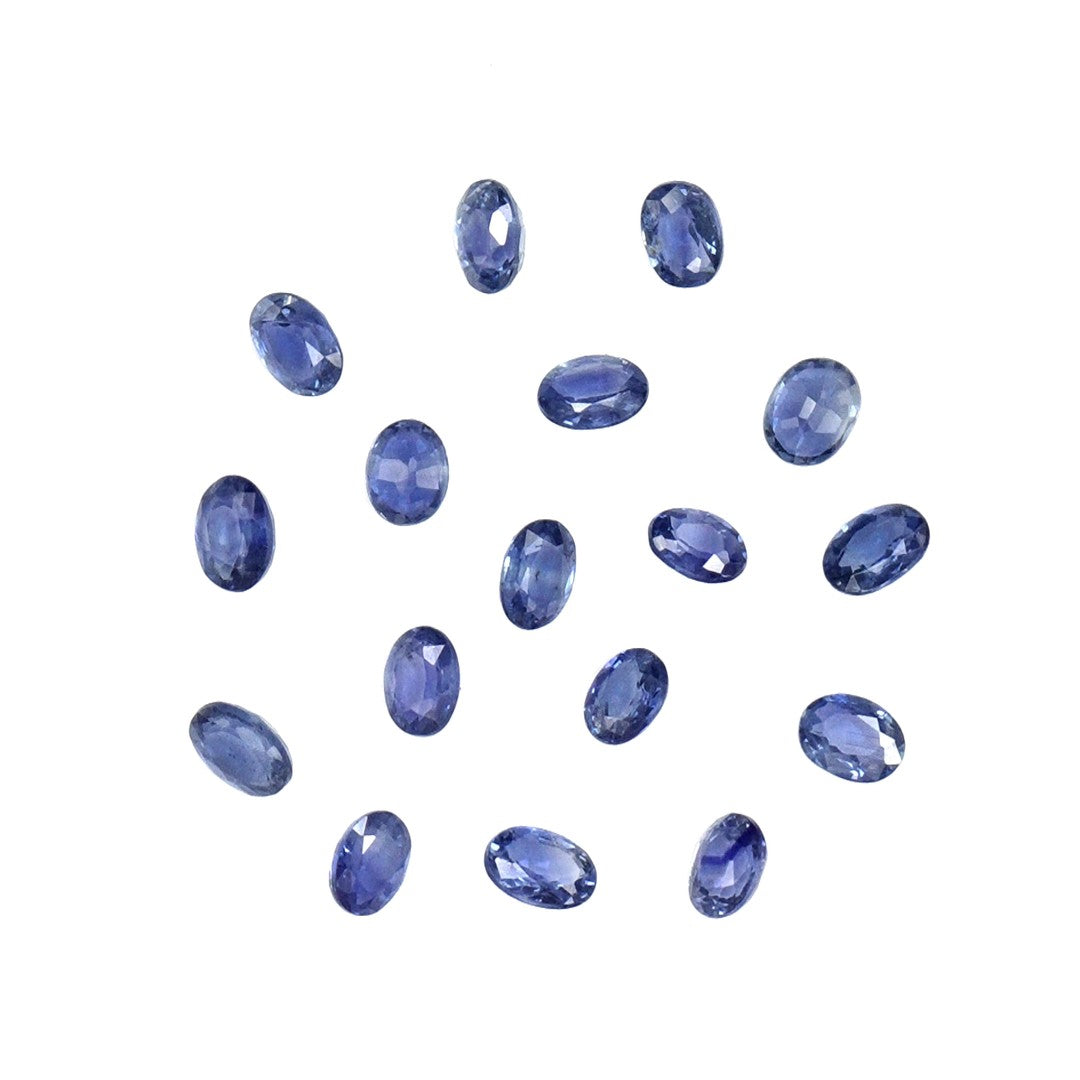 Natural Untreated Blue Sapphire Calibrated Ovals | 3x4mm & 4x5mm