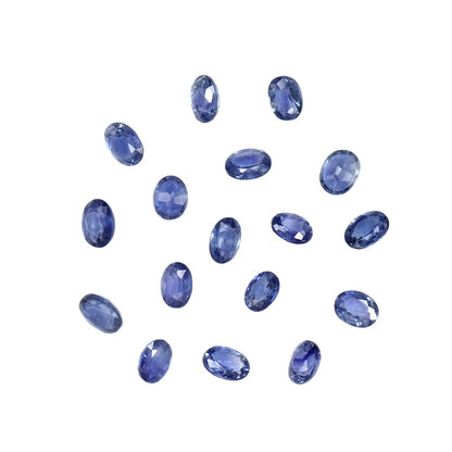 Natural Untreated Blue Sapphire Calibrated Ovals | 3x4mm & 4x5mm