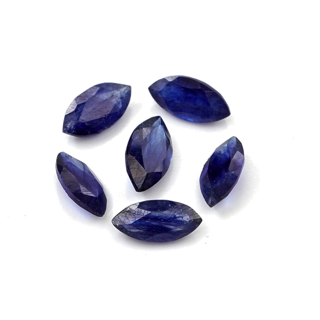 Natural Bangkok Blue Sapphire Calibrated Marquise | 3x6mm & 4x8mm
