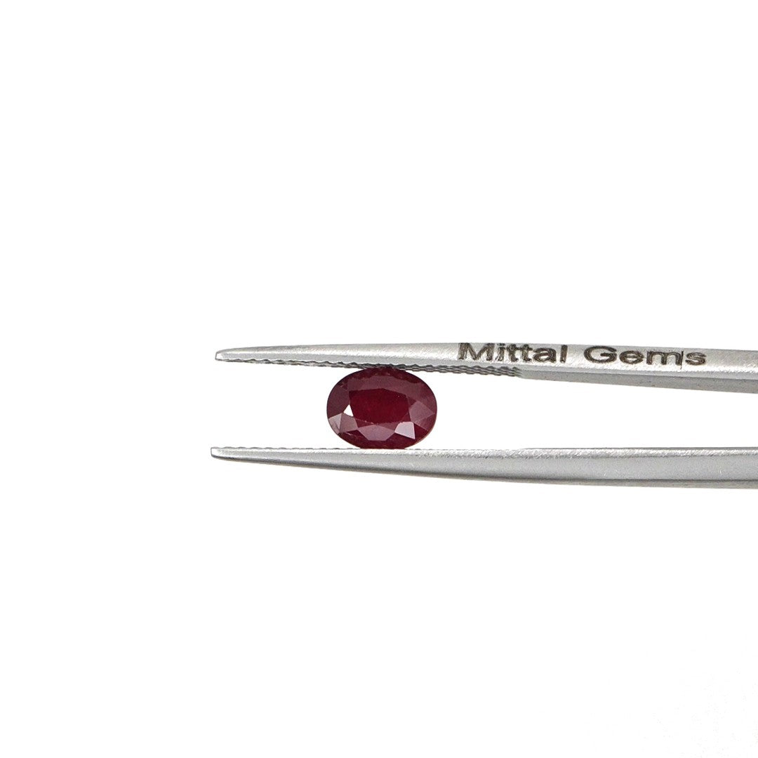 Natural Untreated African Ruby Calibrated Ovals | 5x7mm & 6x8mm