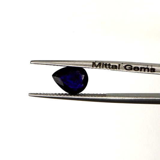 Natural Bangkok Blue Sapphire Calibrated Pears | 7x9mm & 8x10mm