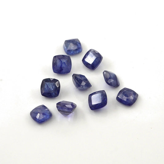 Natural Bangkok Blue Sapphire Loose Cushion Cut | 5mm & 5.5mm BS-C8 Picture-1