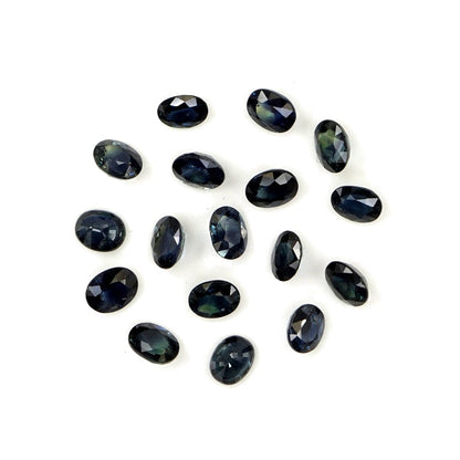 Natural Untreated Blue Sapphire Calibrated Ovals | 3x4mm & 4x5mm