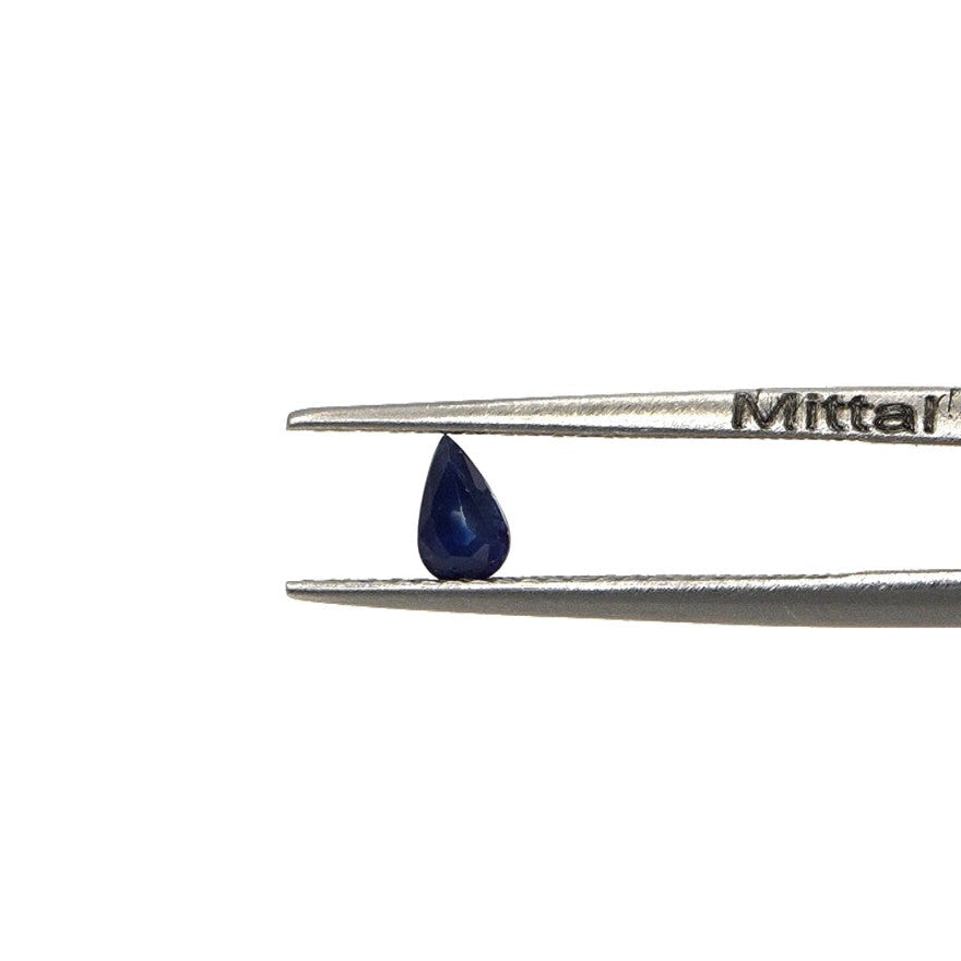 Natural Untreated Blue Sapphire Calibrated Pears | 3x5mm & 4x6mm