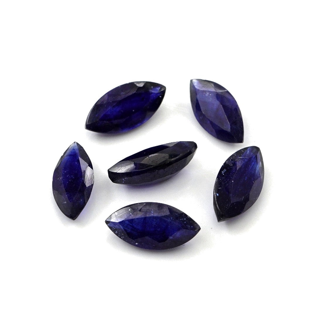 Natural Bangkok Blue Sapphire Calibrated Marquise | 5x10mm & 6x12mm
