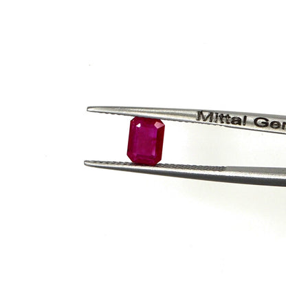 Natural Untreated Mozambique Ruby Calibrated Octagons | 5x7mm & 6x8mm