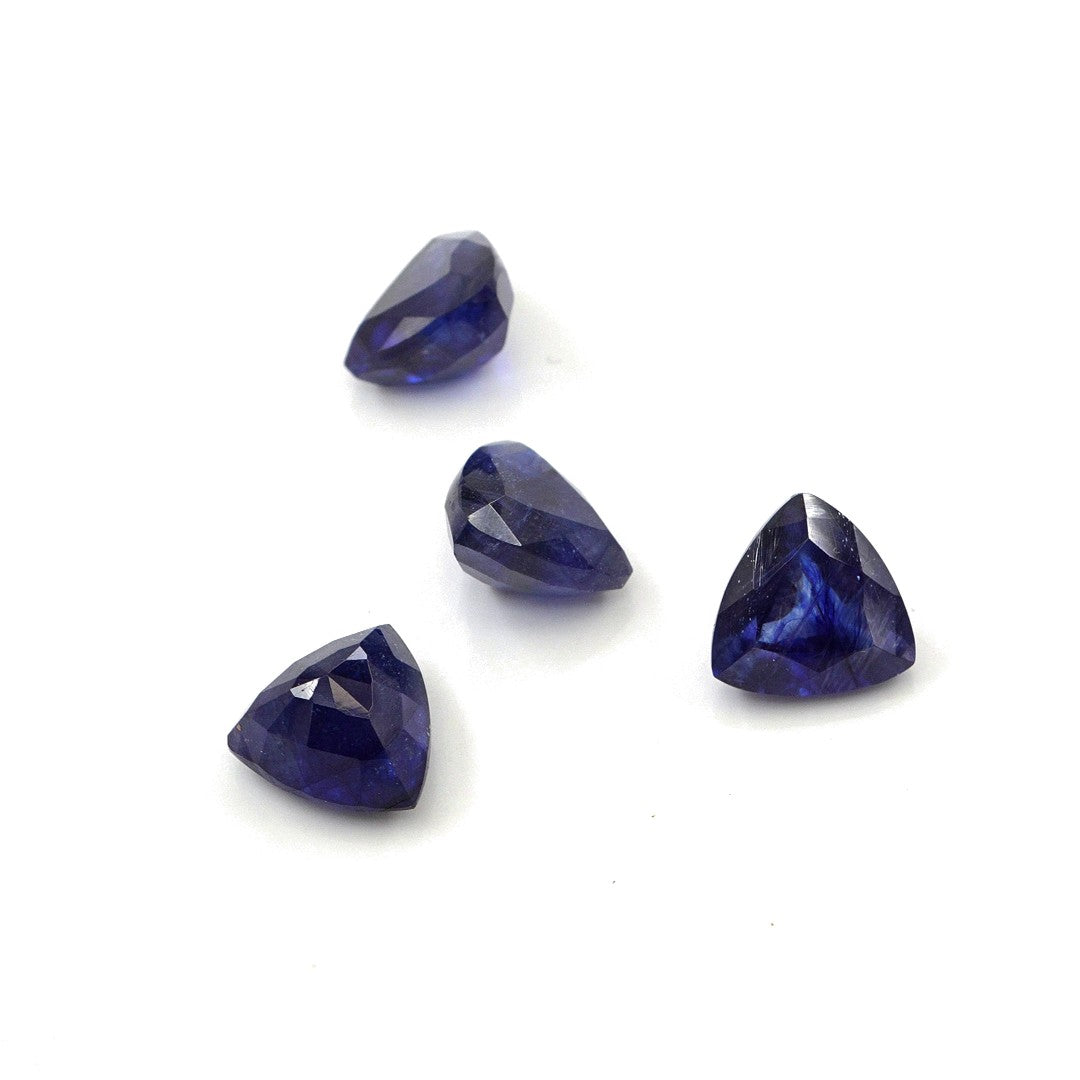 Natural Bangkok Blue sapphire Calibrated Trillions | 6mm & 6.5mm