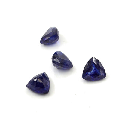 Natural Bangkok Blue sapphire Calibrated Trillions | 6mm & 6.5mm