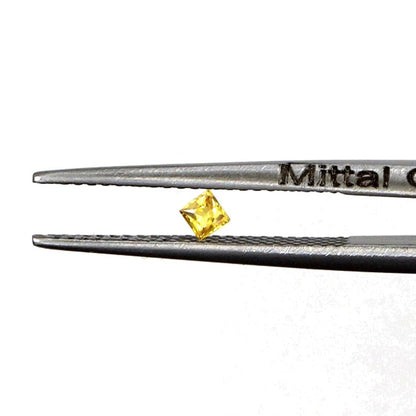 Natural Untreated Yellow Sapphire Calibrated Squares | 2.5mm & 2.75mm