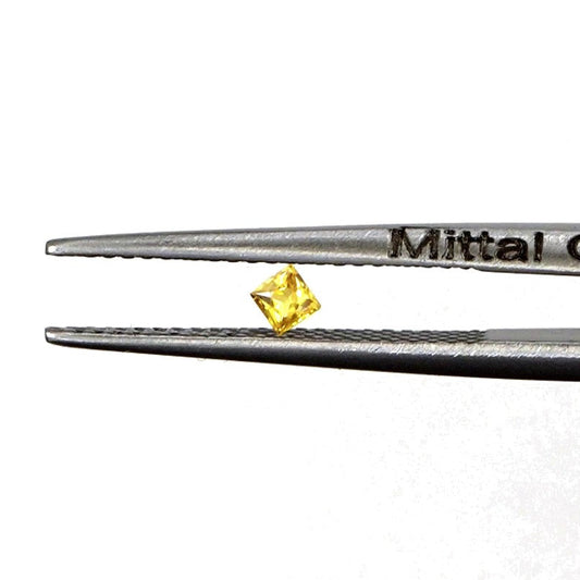 Natural Untreated Yellow Sapphire Calibrated Squares | 2.5mm & 2.75mm