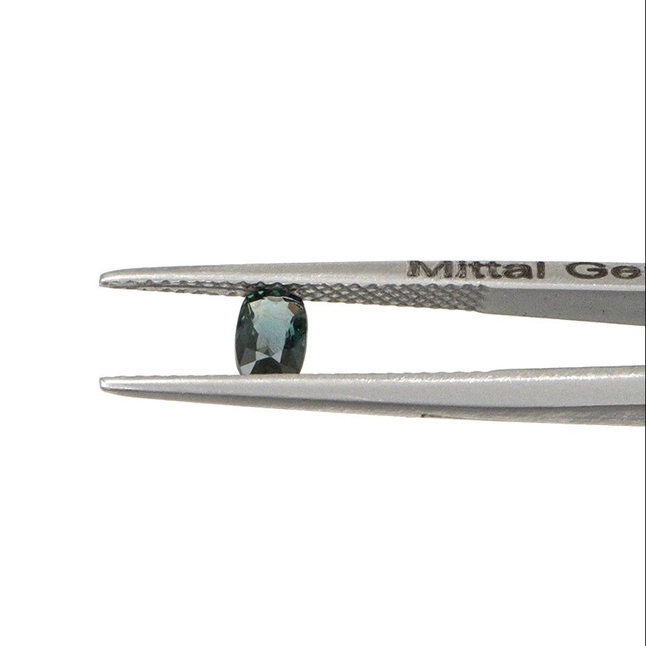 Natural Untreated Australian Teal Sapphire Calibrated Long Cushion | 3x4mm & 4x5mm