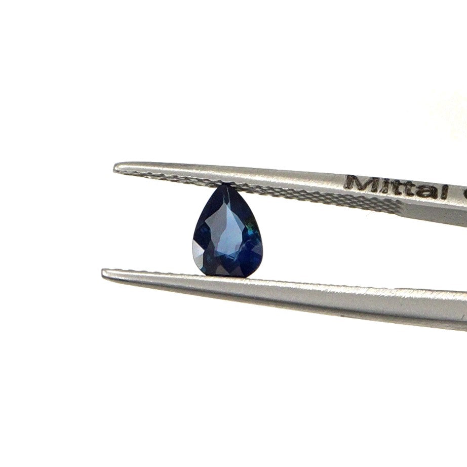 Natural Untreated Blue Sapphire Calibrated Pears | 5x7mm & 6x8mm