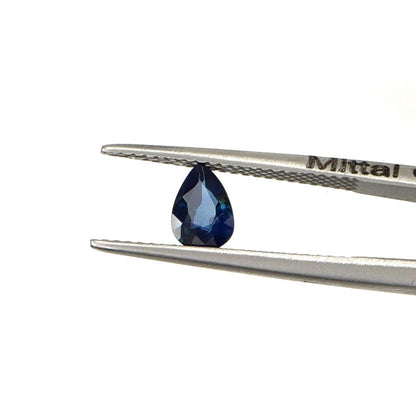 Natural Untreated Blue Sapphire Calibrated Pears | 5x7mm & 6x8mm
