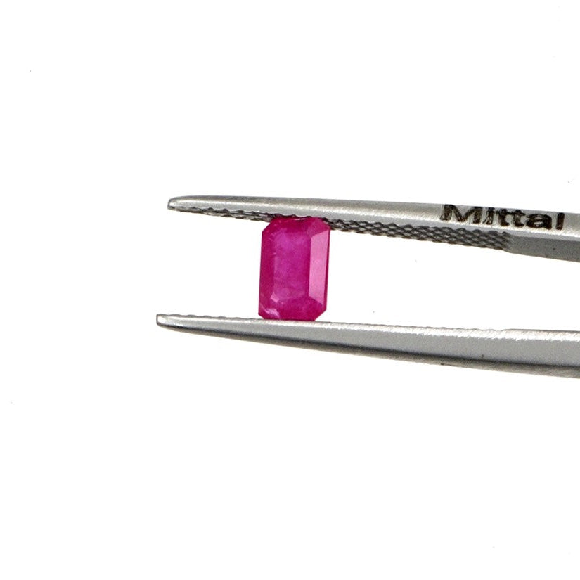 Natural Untreated Mozambique Ruby Calibrated Octagons | 3x5mm & 4x6mm