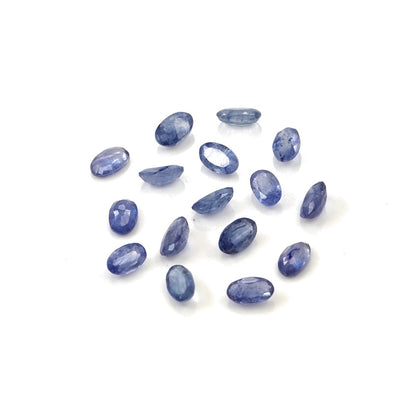 Natural Bangkok Blue Sapphire Calibrated Ovals | 3x5mm & 4x6mm
