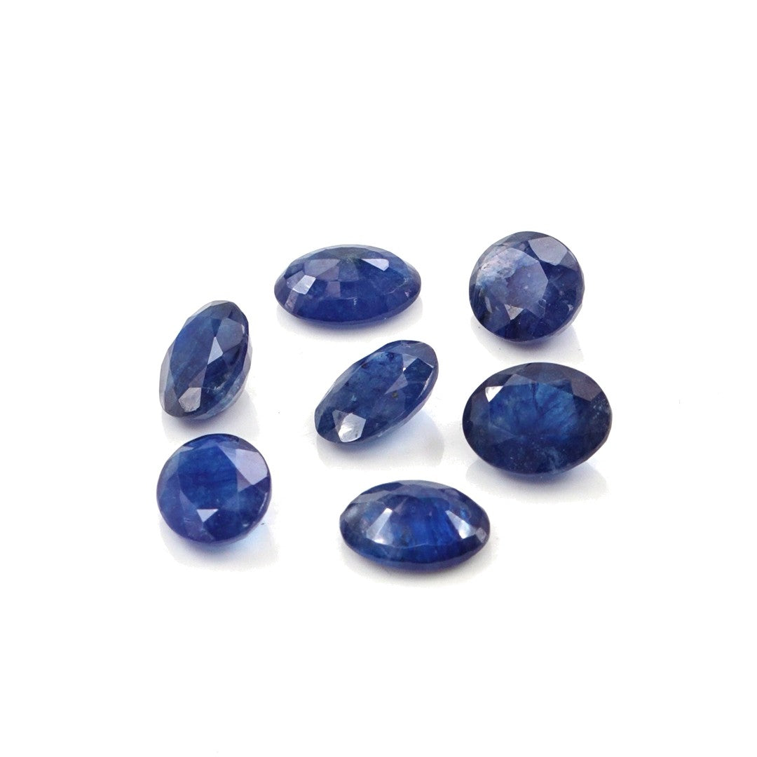 Natural Bangkok Blue Sapphire Calibrated Ovals | 7x9mm & 8x10mm