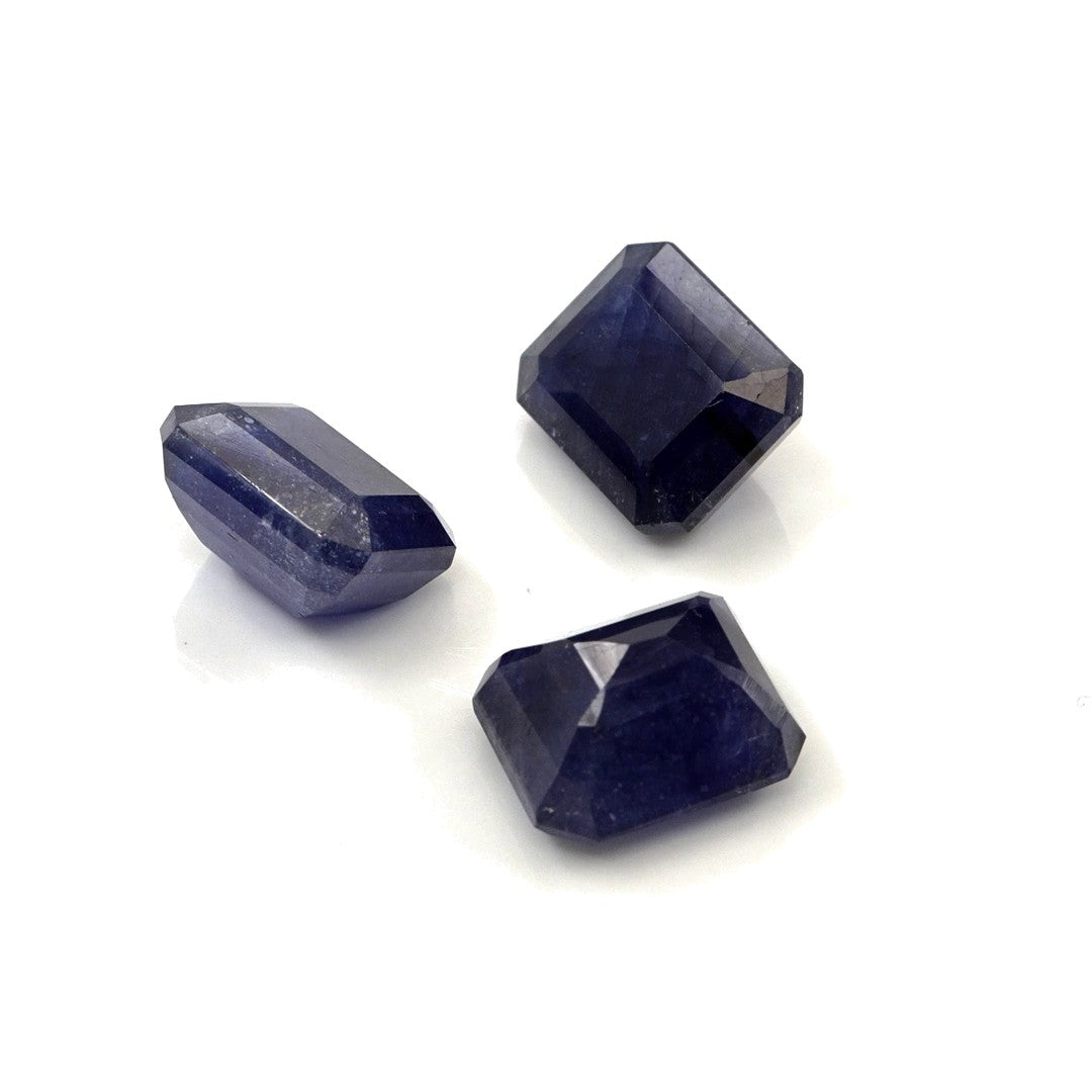 Natural Bangkok Blue Sapphire Calibrated Octagons | 9x11mm & 10x12mm